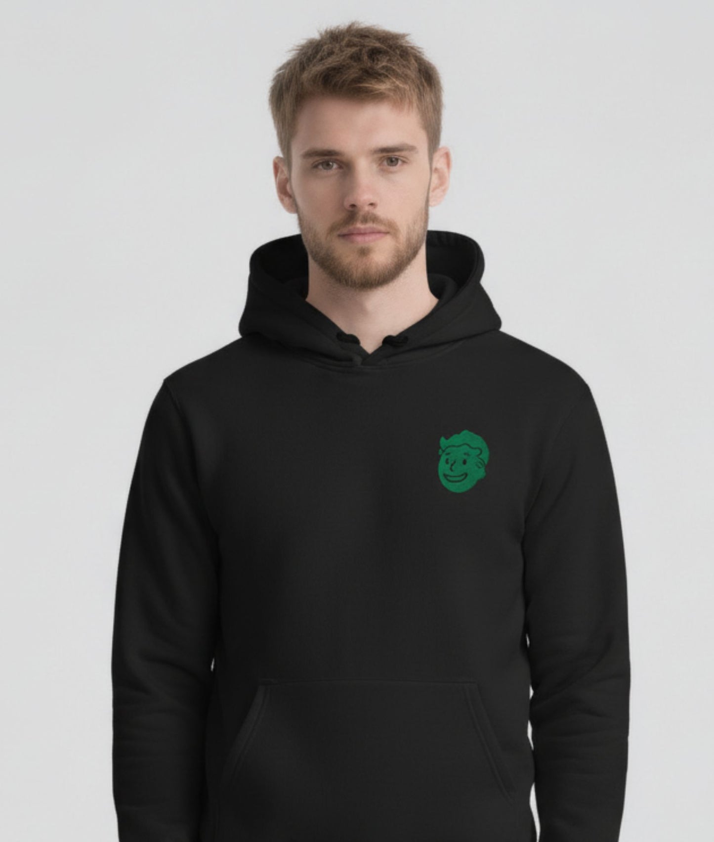 Please Stand By Fallout Radioactive Green Oversized Hoodie