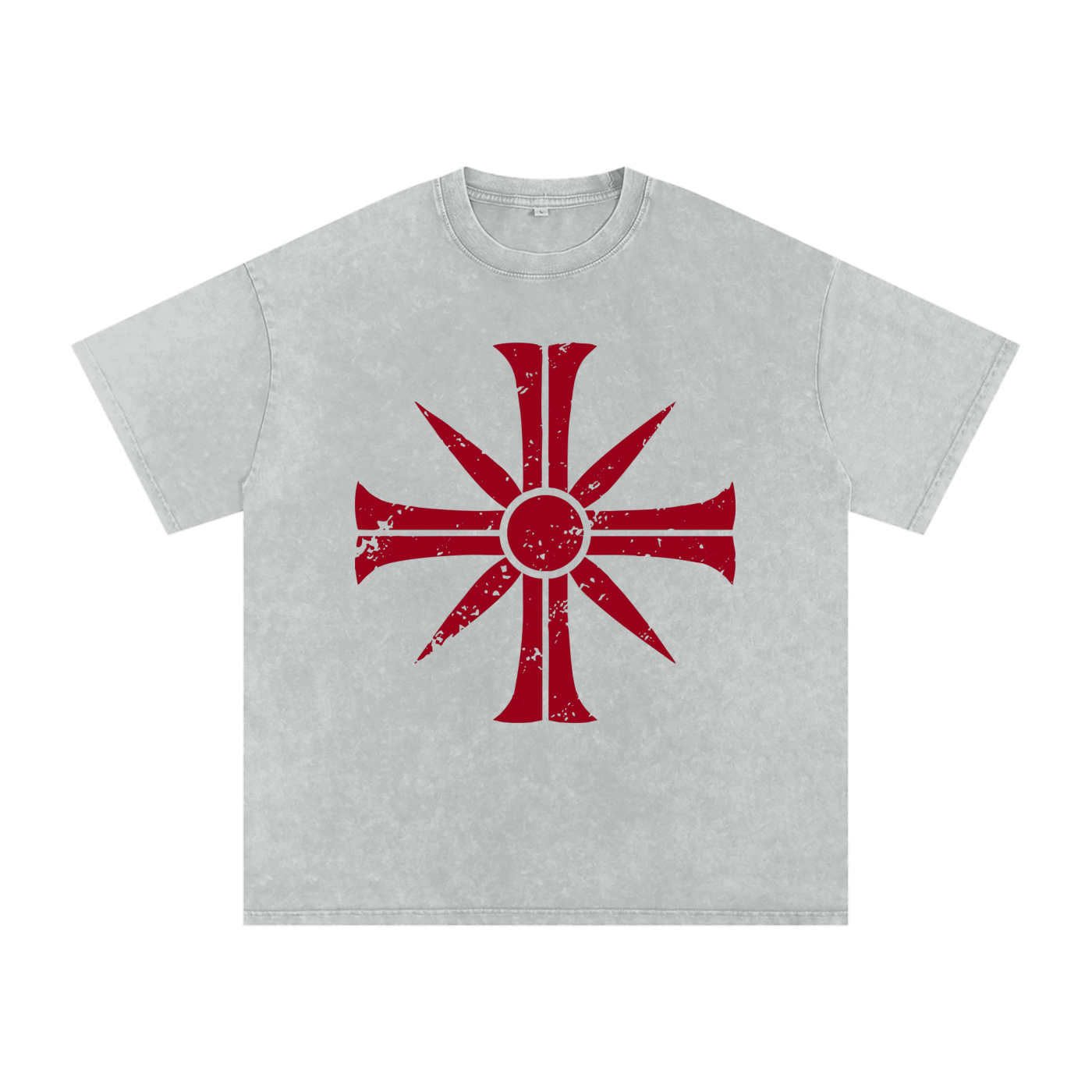 PEGGIES Eden's Gate Acid Wash Oversize Far Cry 5 T-Shirt