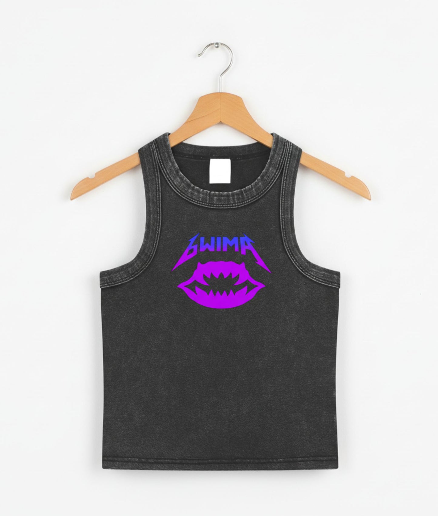 Gwima Obsessed Fan Snow Washed Tank Top