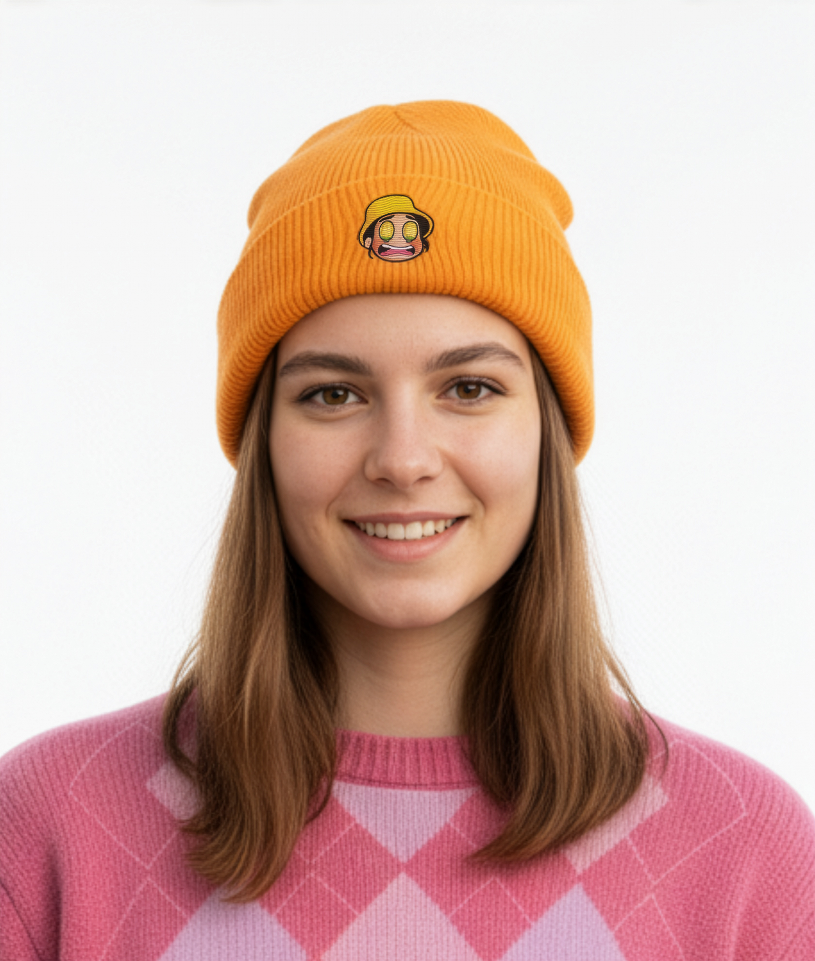 Beanie Hat from funny scene Kpop Demon Hunters Popcorn Eyes Zoey Merch Gear Corn Butter Eyes Huntrix KDH by Creator Theater Unisex