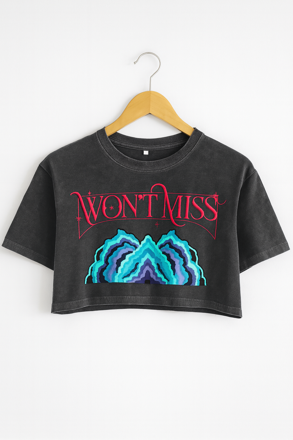 Deluxe MIRA Cosplay Won't Miss Snow Washed Crop Top