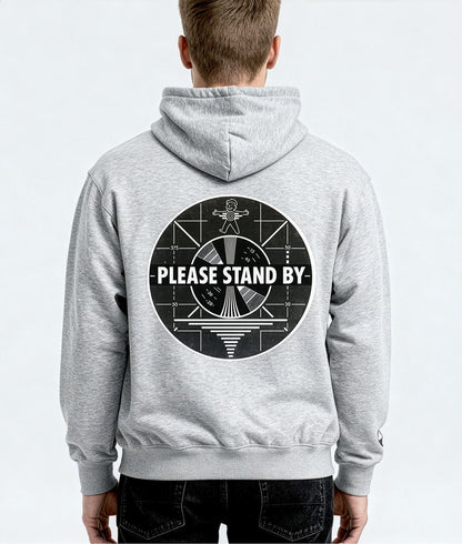 Please Stand By Fallout Inverted Oversized Hoodie