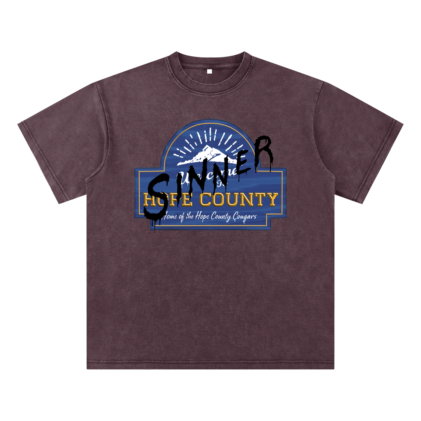 Hope County Sinner Bamboo Snow Washed T-Shirt