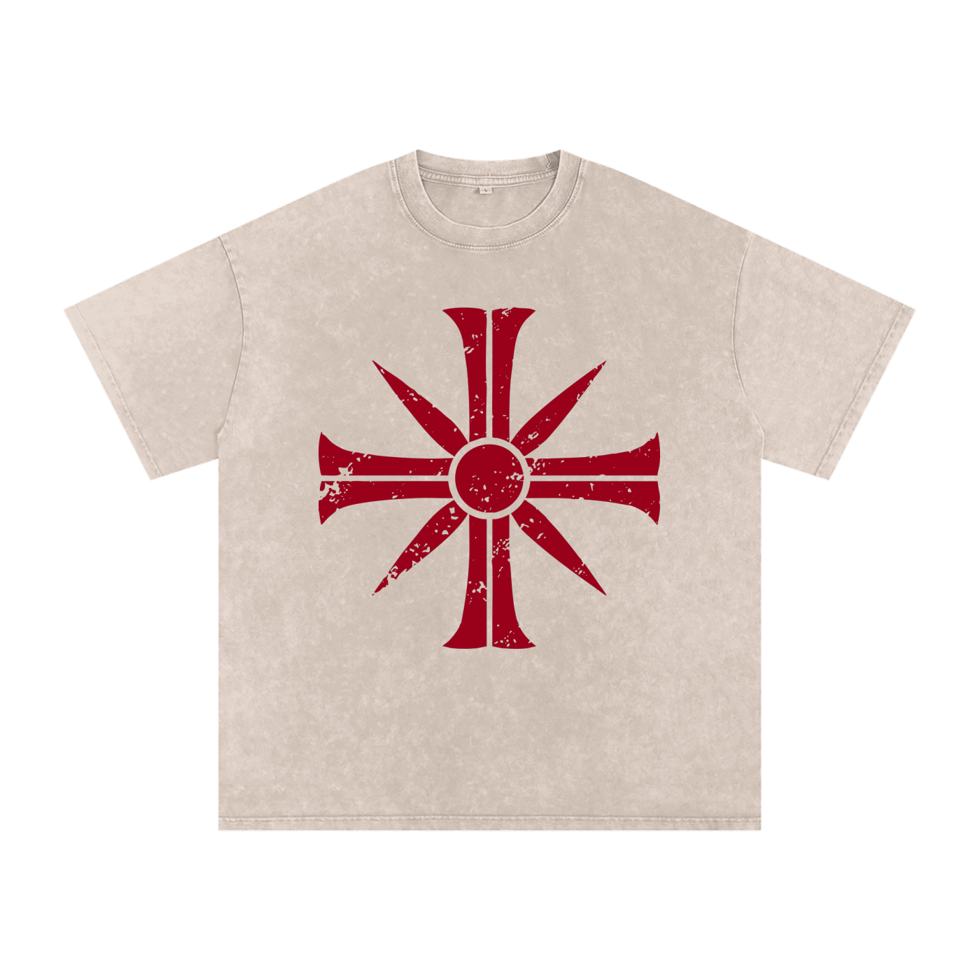 PEGGIES Eden's Gate Acid Wash Oversize Far Cry 5 T-Shirt