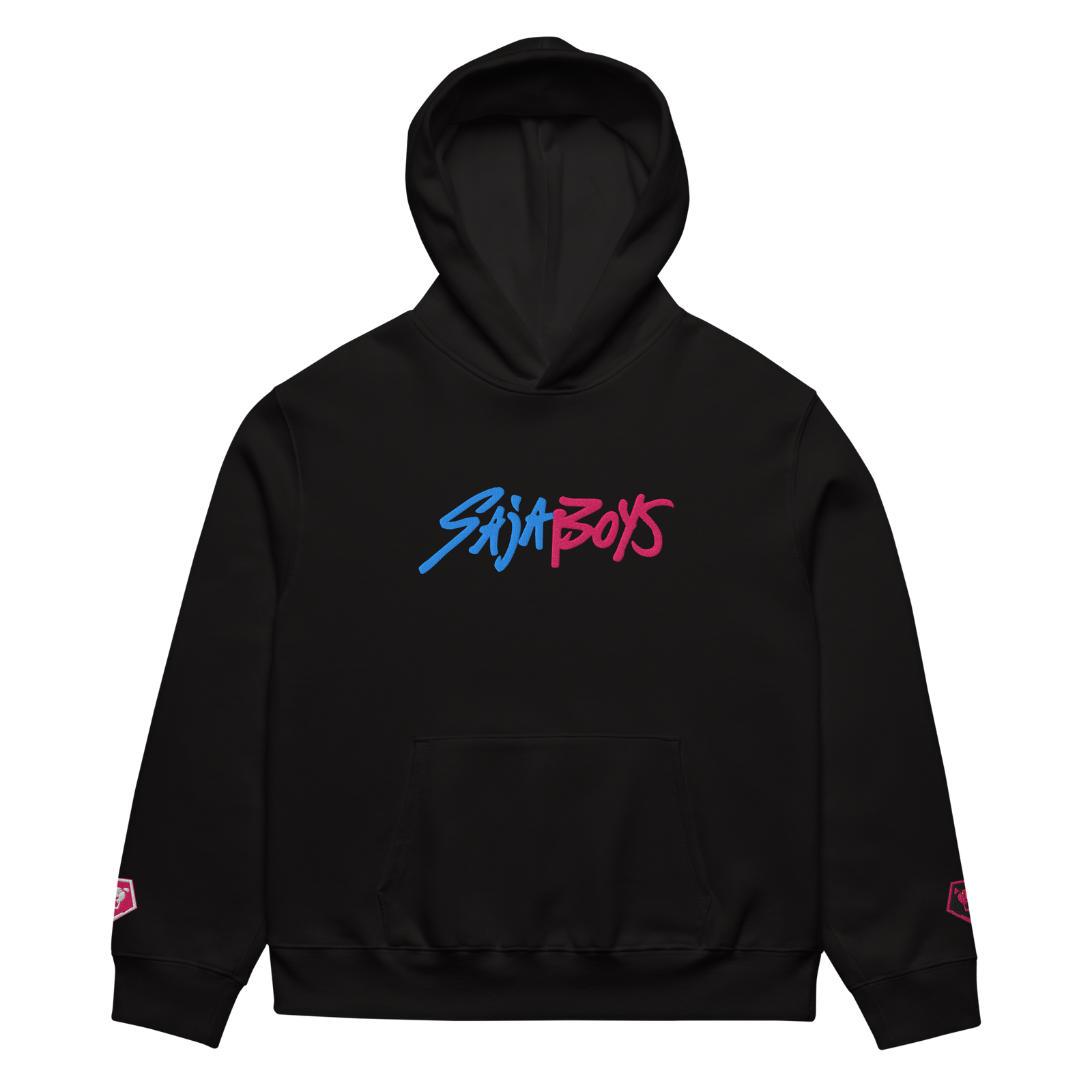 Saja Boys Embroidered Oversized Heavyweight Hoodie