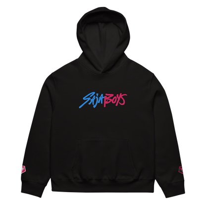 Saja Boys Hoodie Premium Embroidered Details Lion Sigil Demon Logo Vivid Colors Comfortable Unisex Fit Front KDH KPop Demon Hunters