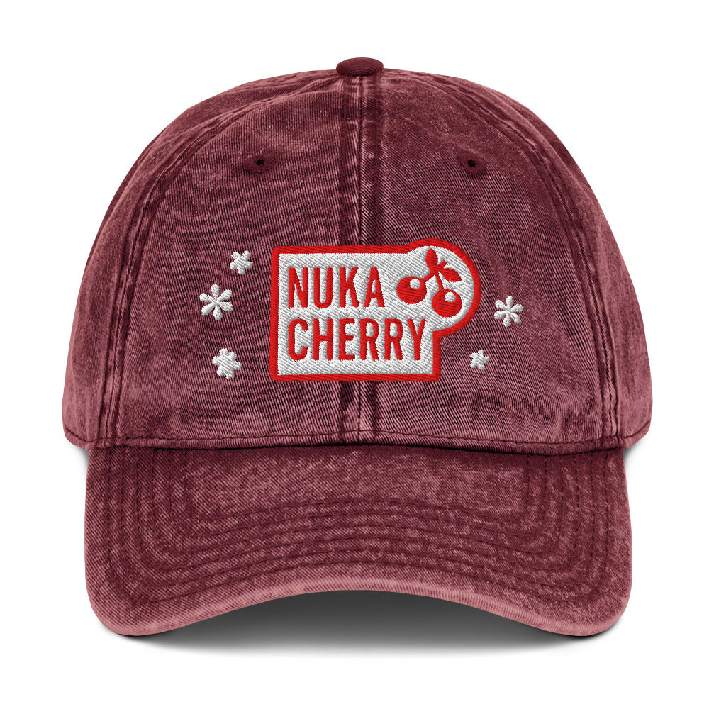 Premium NUKA CHERRY Vintage Cotton Twill Fallout Cap